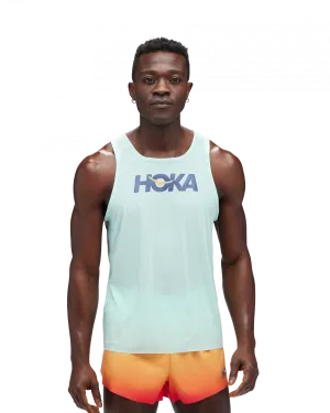 Hoka Men&#x27;s Airolite Run Tank Cloudless / Marathon | Buy Hoka Men&#x27;s Airolite Run Tank Cloudless / Marathon here | Outnorth