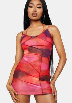 Hot Appeal Mesh Mini Dress