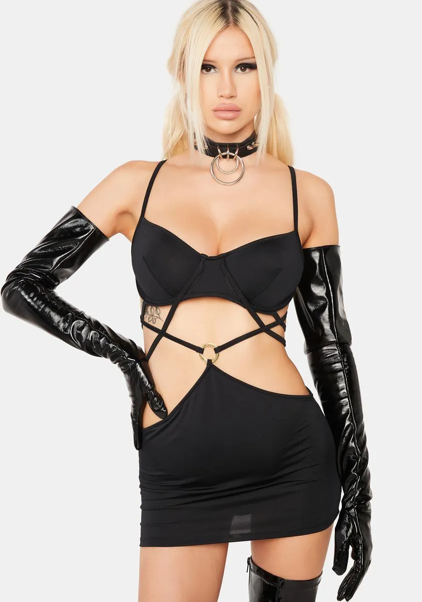 Hot Status Cut-Out Dress