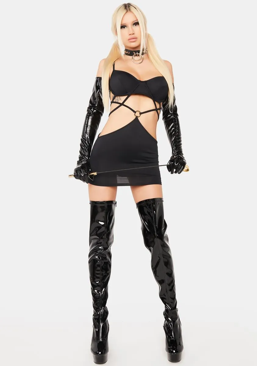 Hot Status Cut-Out Dress