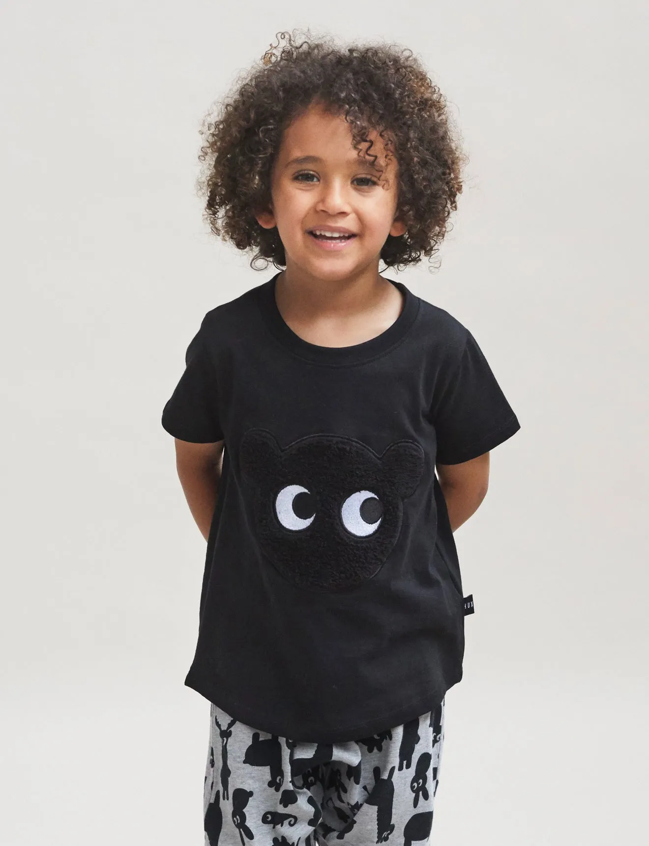 HUXBABY SHADOW ANIMAL DROP CROCH PANT