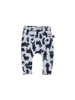 HUXBABY SHADOW ANIMAL DROP CROCH PANT