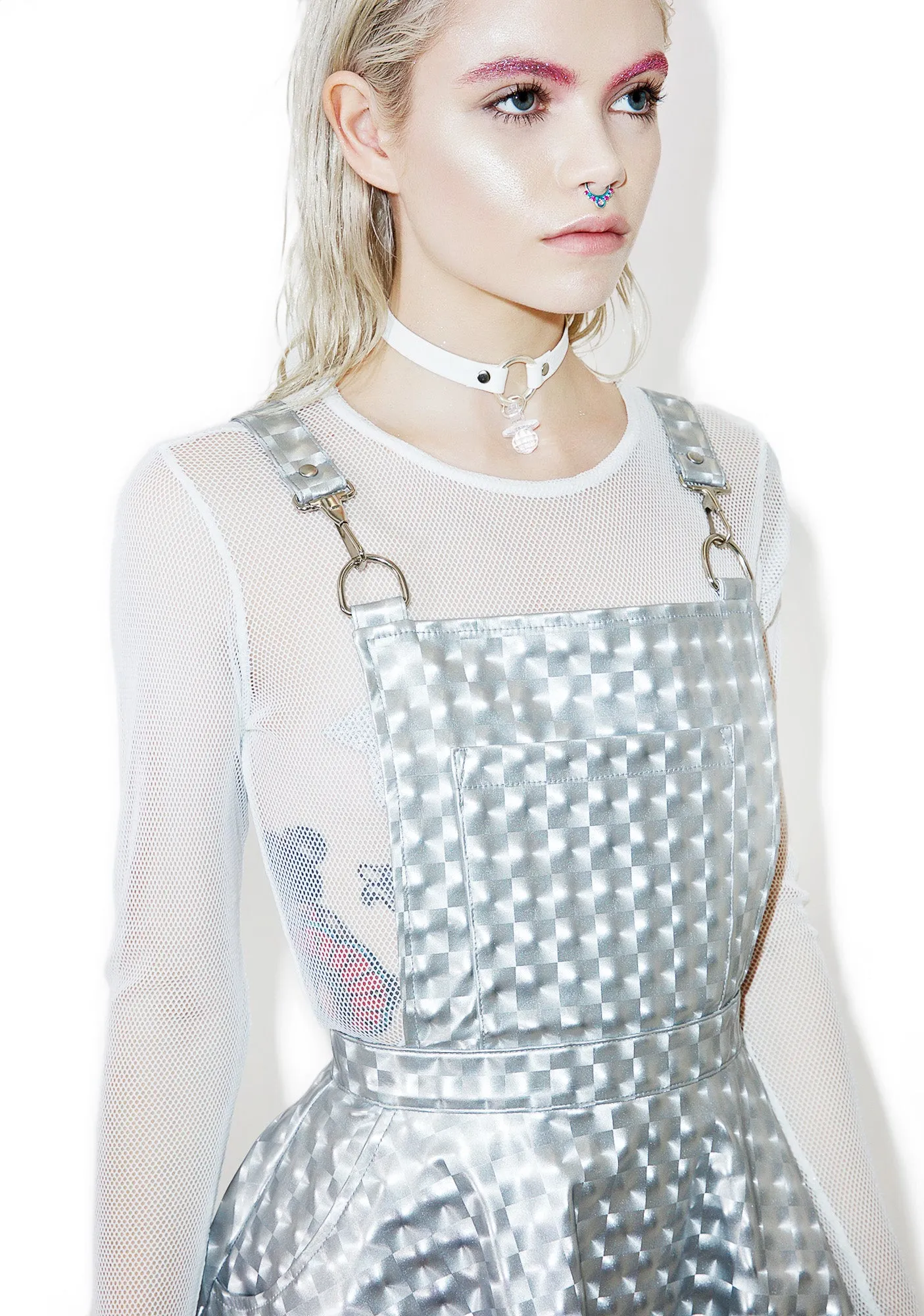 Hyperion Hologram Overall Dress