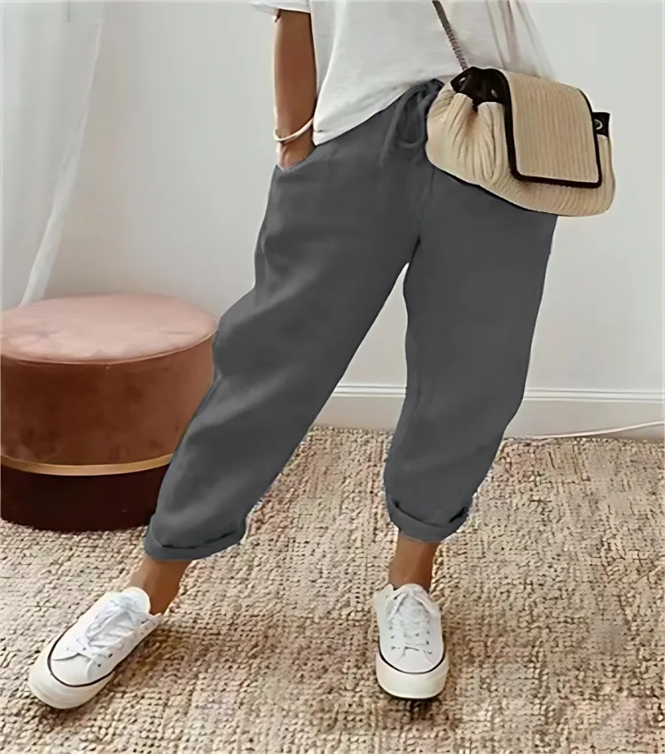 Ivyshape | Casual Linen Sweatpants