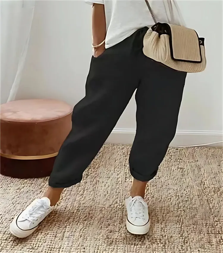 Ivyshape | Casual Linen Sweatpants