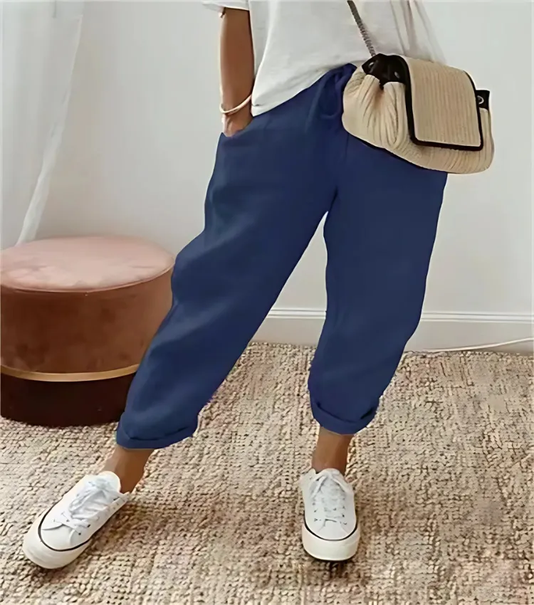 Ivyshape | Casual Linen Sweatpants