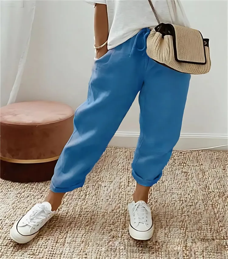 Ivyshape | Casual Linen Sweatpants