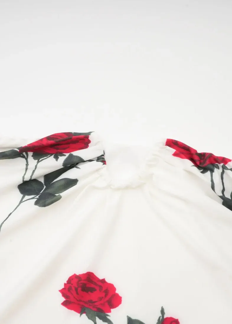 Janice Floral Print Mini Dress