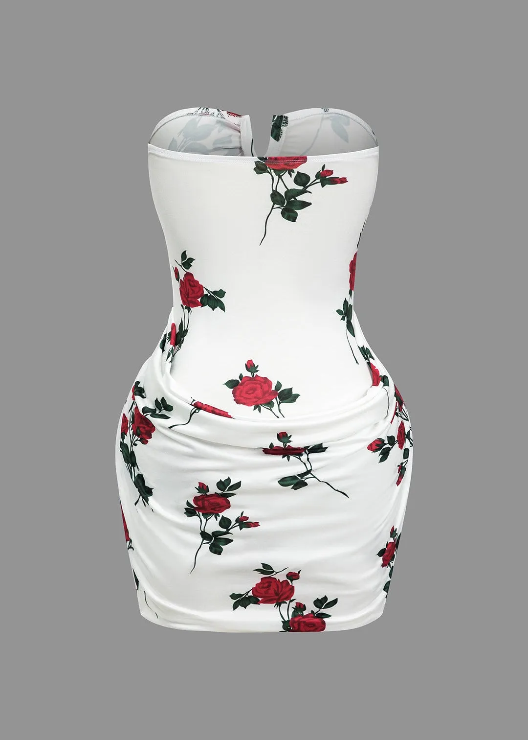 Janice Floral Print Mini Dress