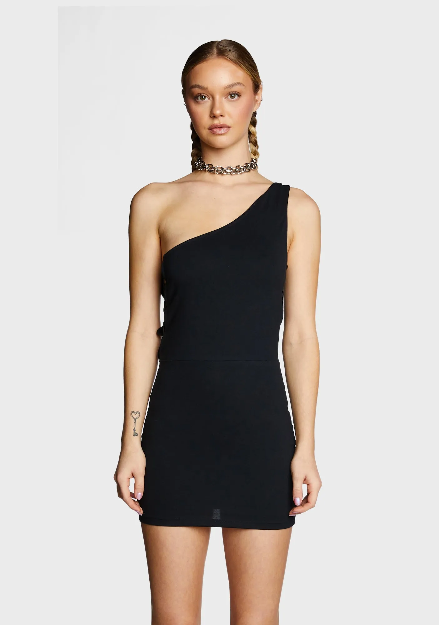 Kanya Lace Up Mini Dress