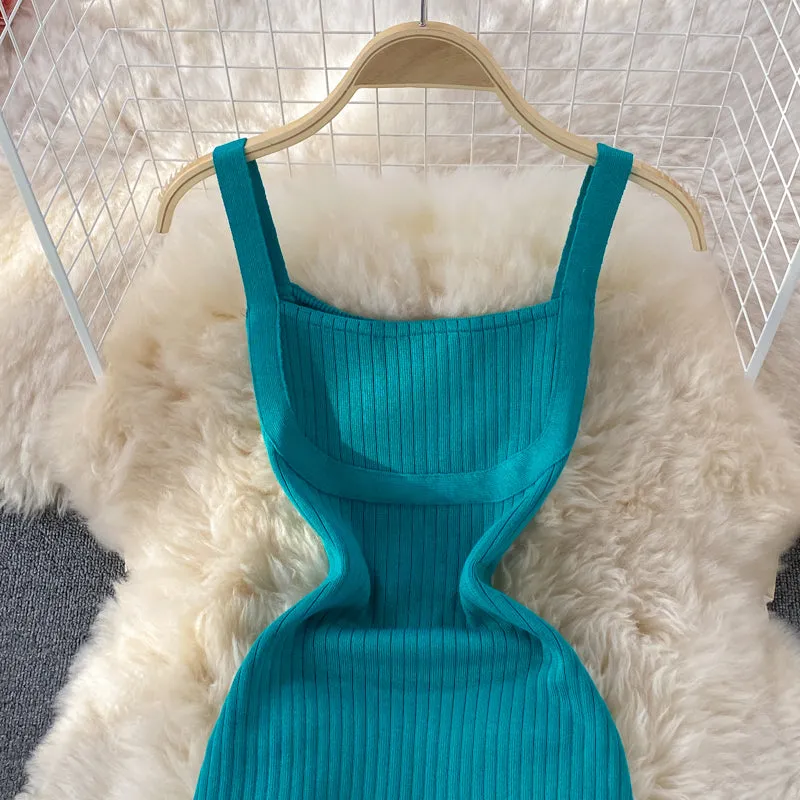 Knitted Suspender Dress
