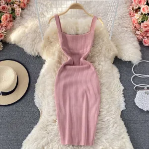 Knitted Suspender Dress