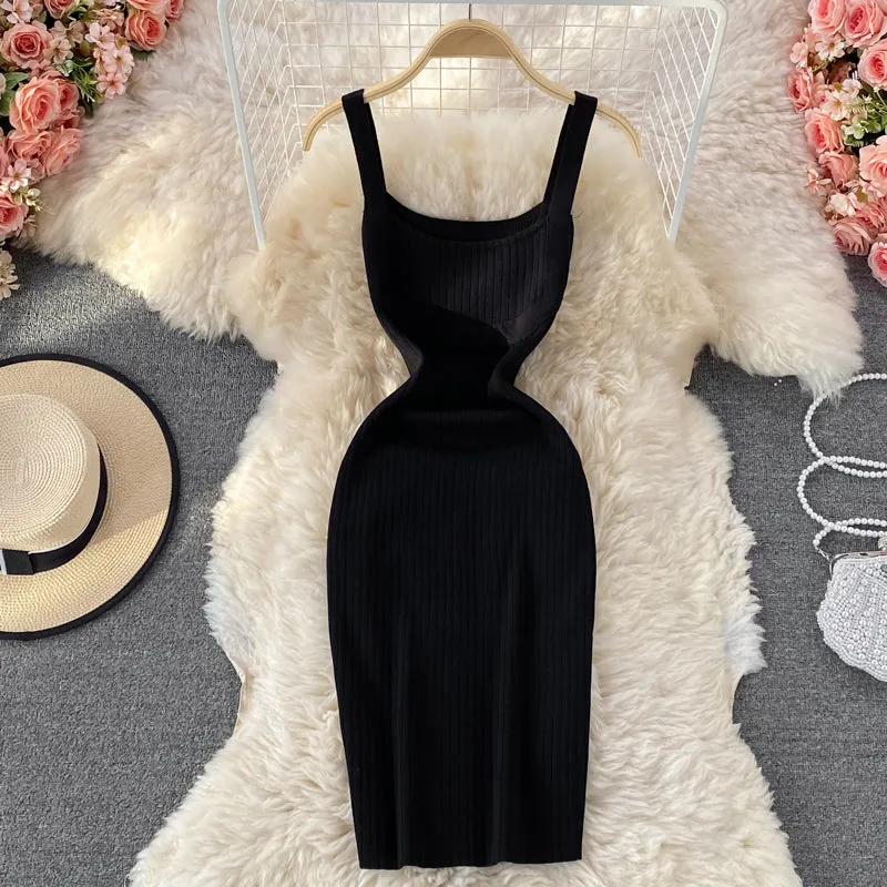 Knitted Suspender Dress
