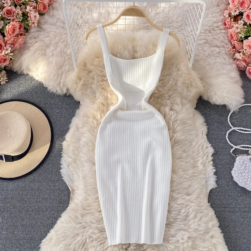 Knitted Suspender Dress
