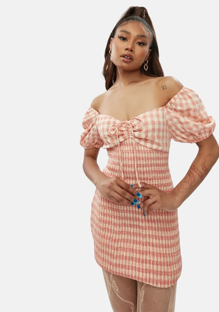 Lane Of Lovers Gingham Dress