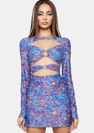 Lava Girl Cut-Out Dress
