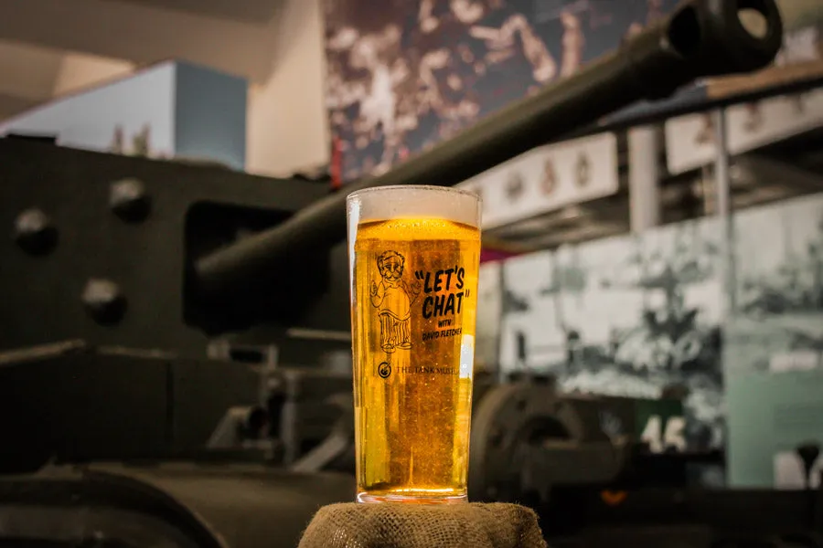 Let's Chat Pint Glass