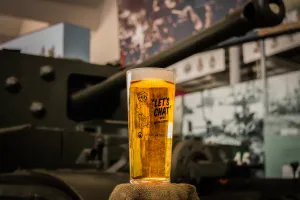 Let's Chat Pint Glass