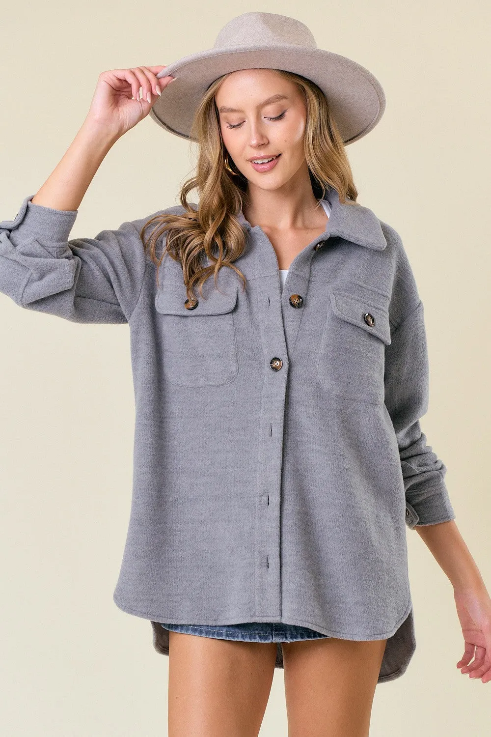 Liam Button Down Shirt Jacket