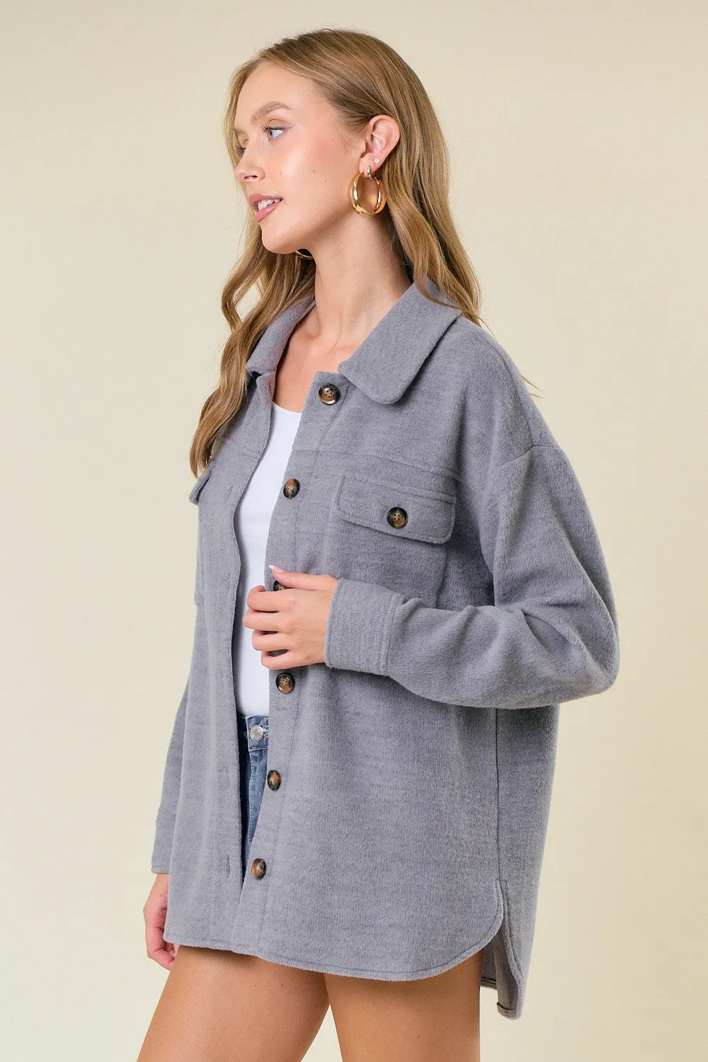 Liam Button Down Shirt Jacket