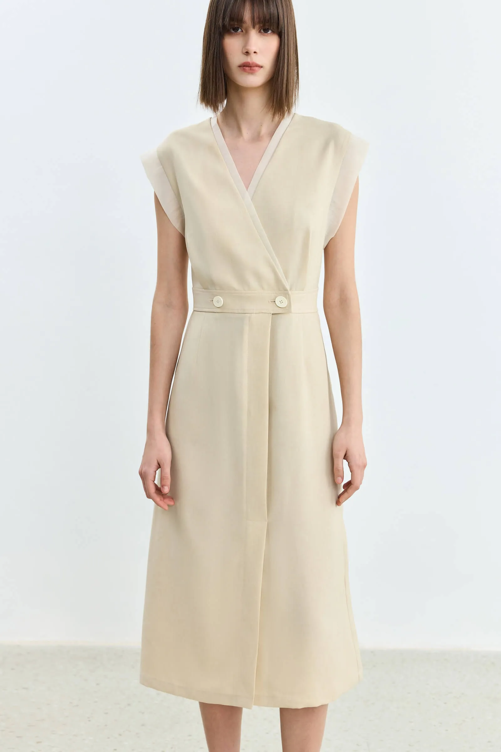 LILY Business Suit V-neck Dress