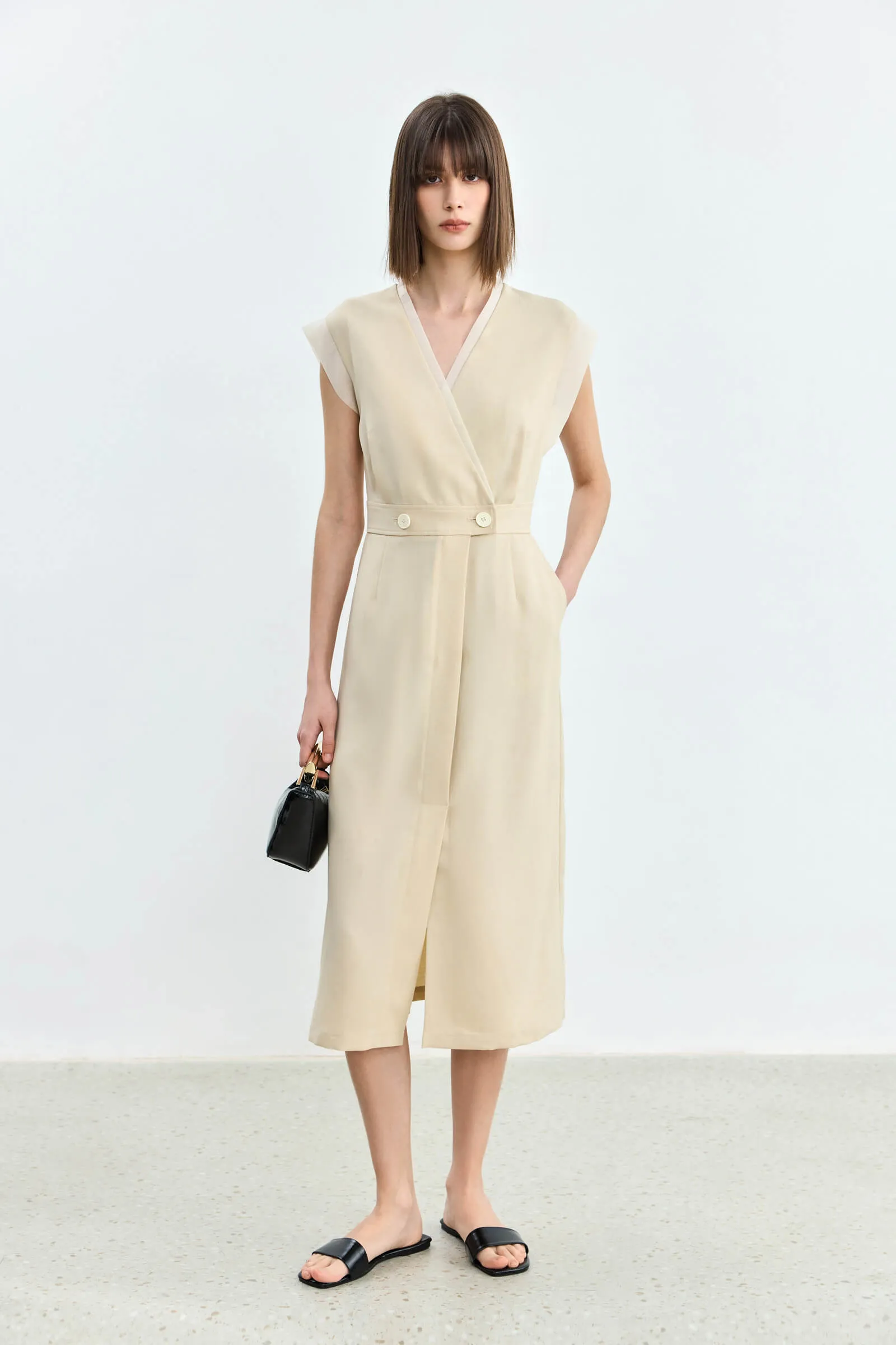 LILY Business Suit V-neck Dress