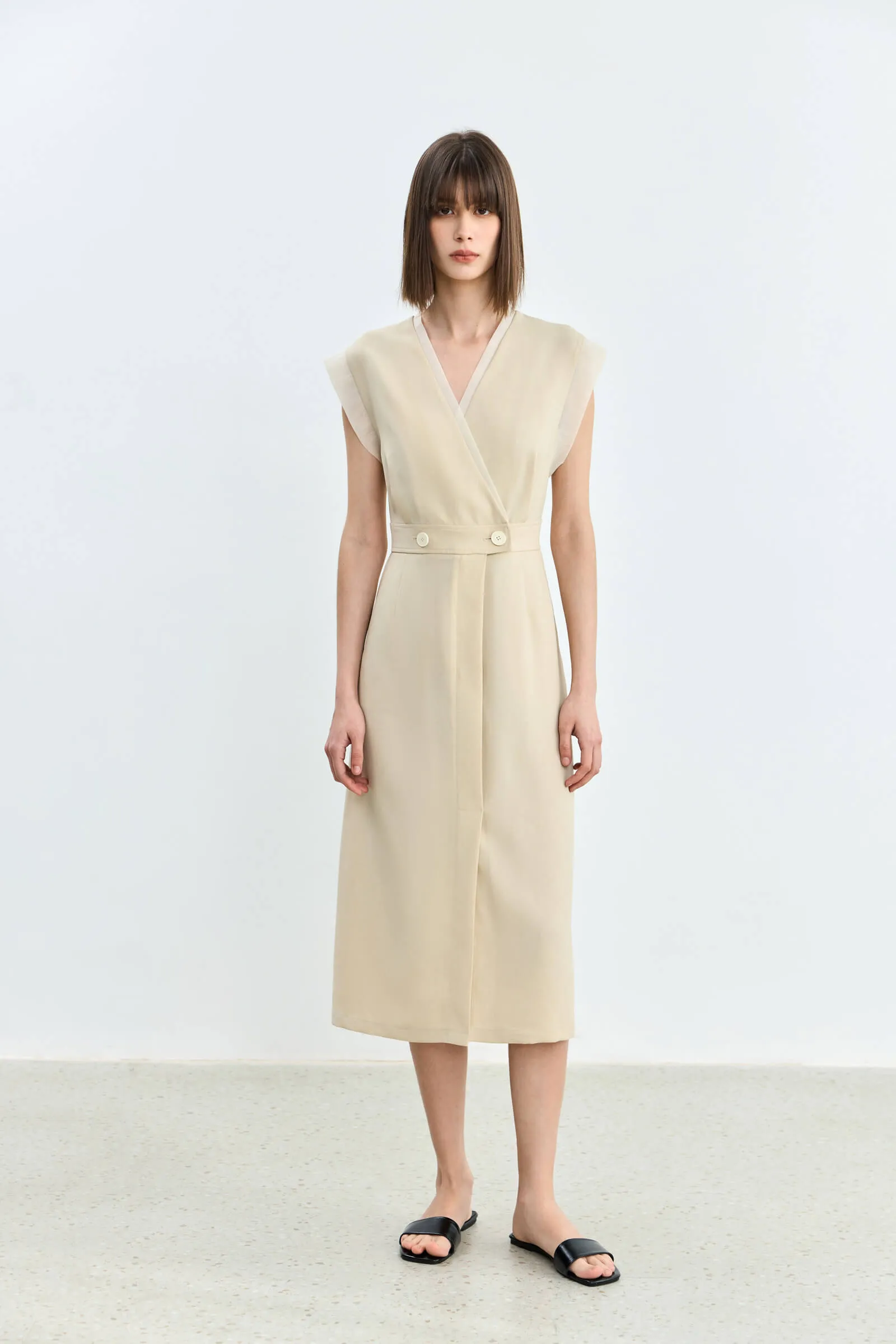 LILY Business Suit V-neck Dress