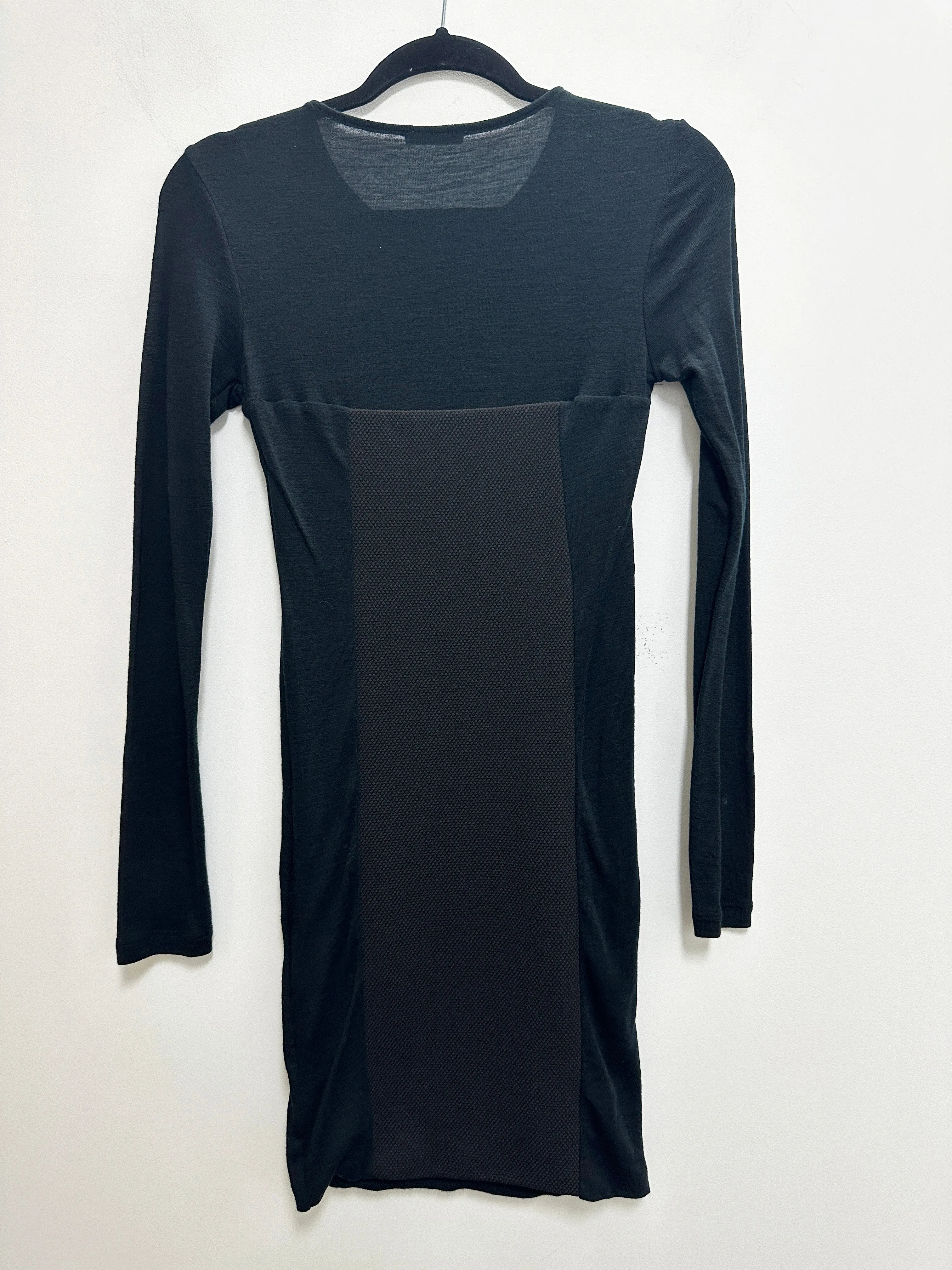 Long Sleeve Bodycon Dress in Black