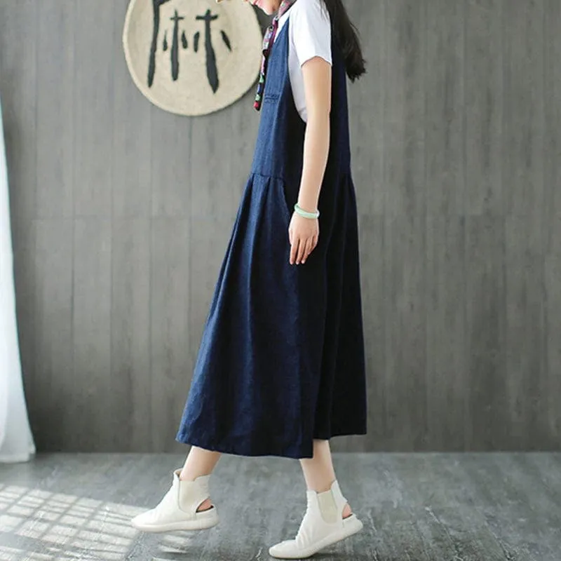 Maria Vintage Overall Dress