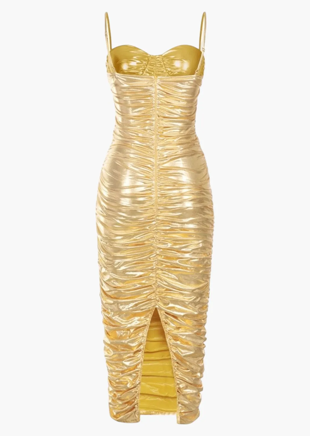 Maricela Metallic Cami Dress