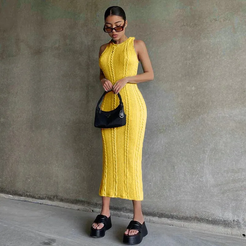 Maud - Chic Bodycon Knitted Dress for Women