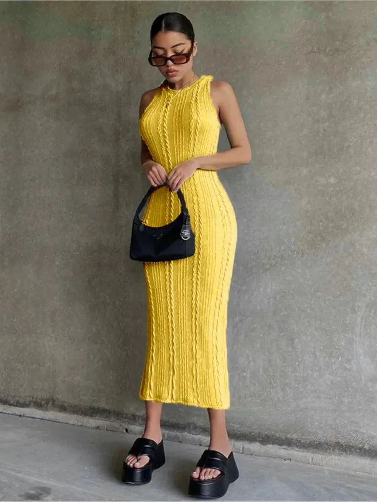 Maud - Chic Bodycon Knitted Dress for Women