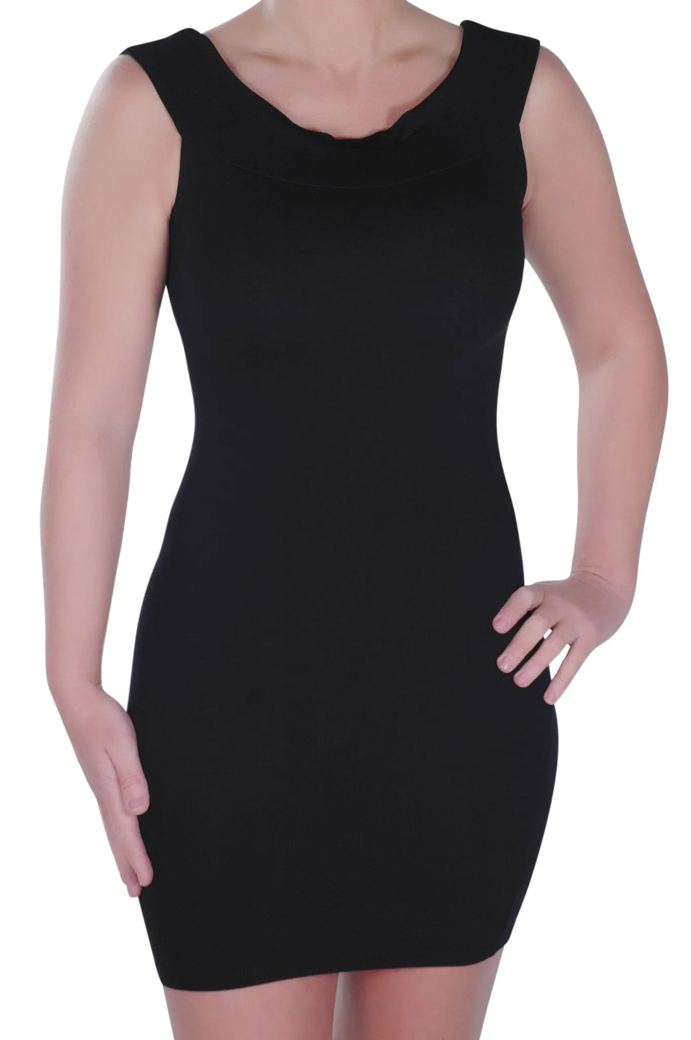 Melanie Scoop Neck Bodycon