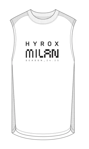 Milan Men's CITY PERFORMANCE TANK - white