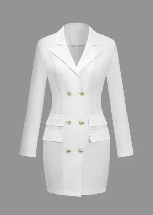 Myrna Lapel Collar Mini Dress