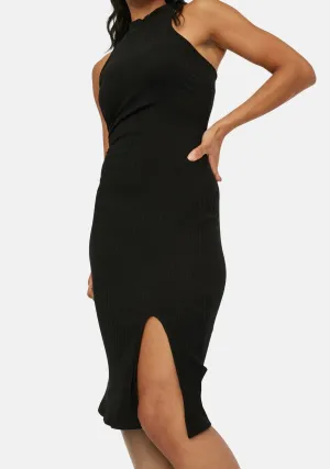 Name Drop Sleeveless Midi Dress