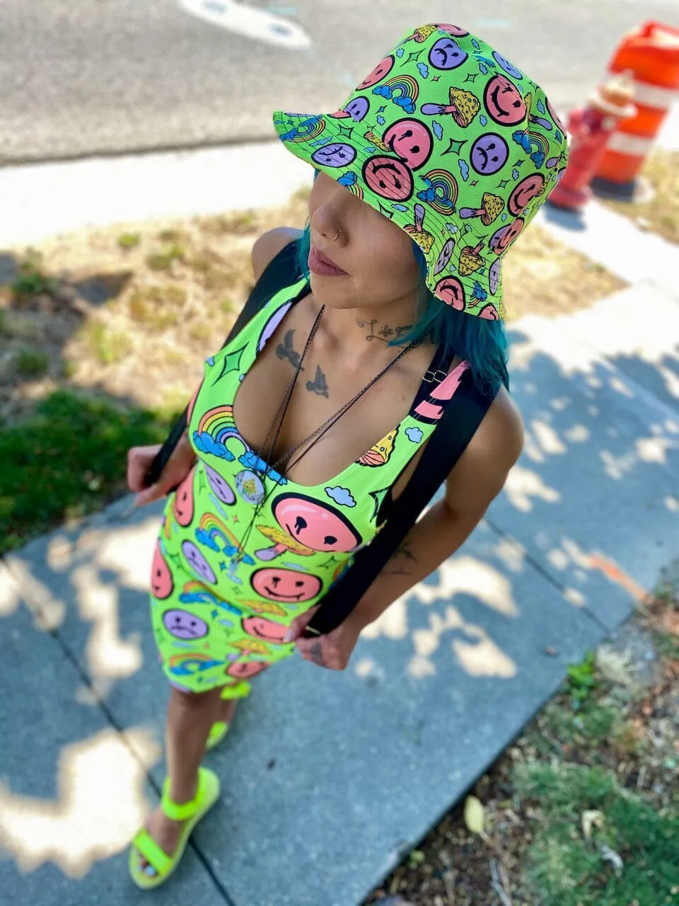 NEON SMILE CITi Mini Dress