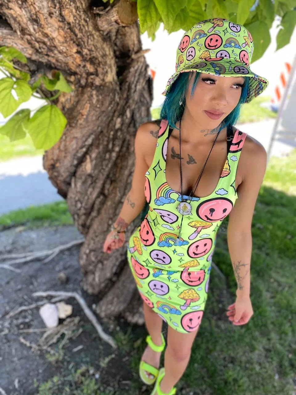 NEON SMILE CITi Mini Dress