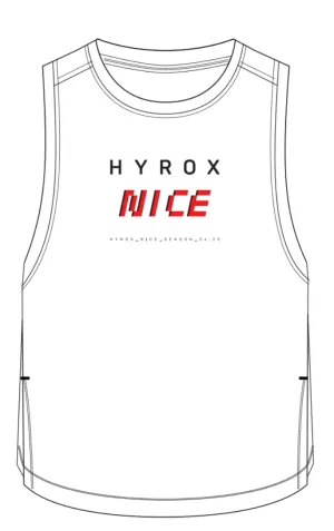 NICE CITY PERFORMANCE Woman's TANK - white