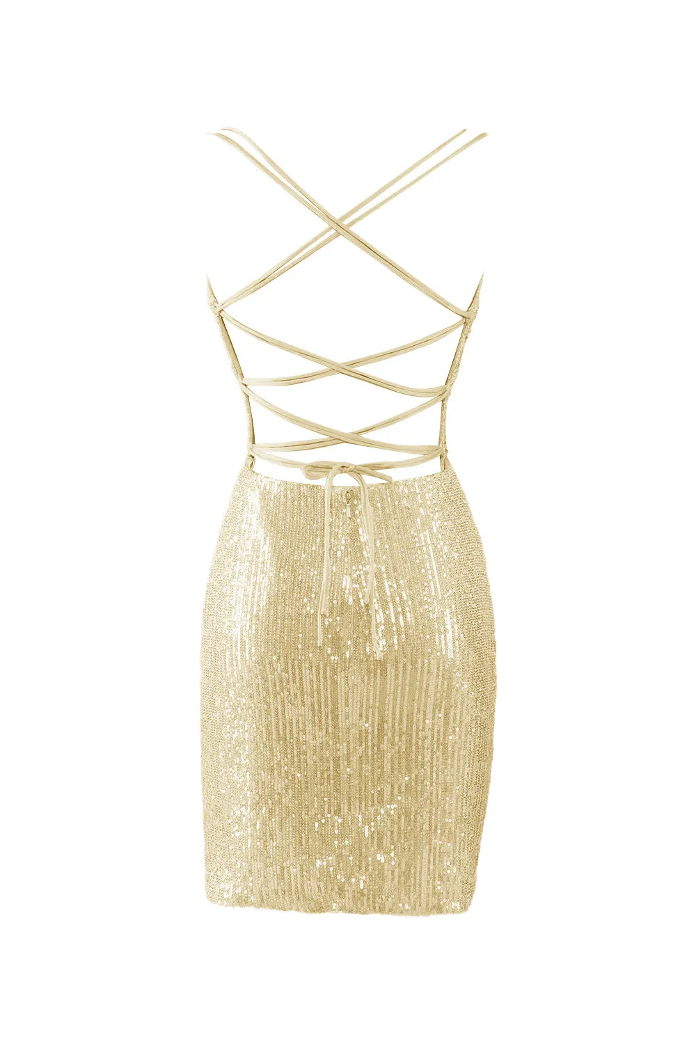 Nigella |Bodycon V Neck Blue Sequins Homecoming Dress
