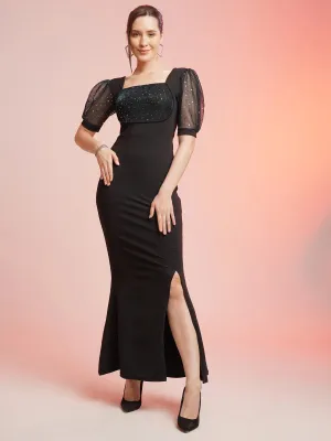 Noir Allure Bodycon Dress