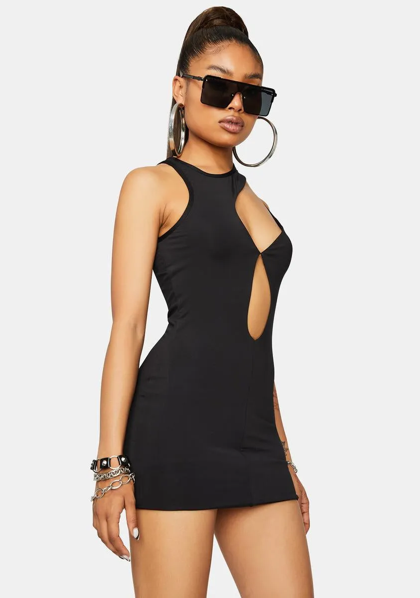 Oh She's Verified Cutout Bodycon Dress