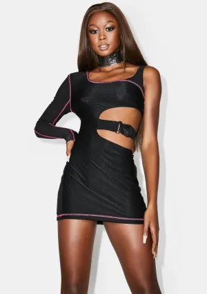 On The Floor Mesh Dress
