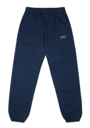 Organic Fitted Sweat Pants - Pageant Blue