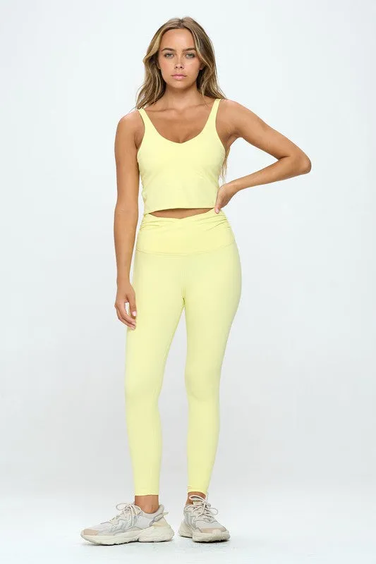 Otos Active Two Piece Leggings Top Activewear Set