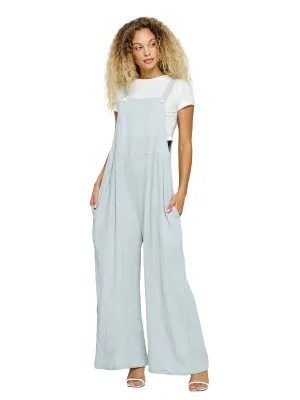 Overall Boho Casual Crinkle Cotton