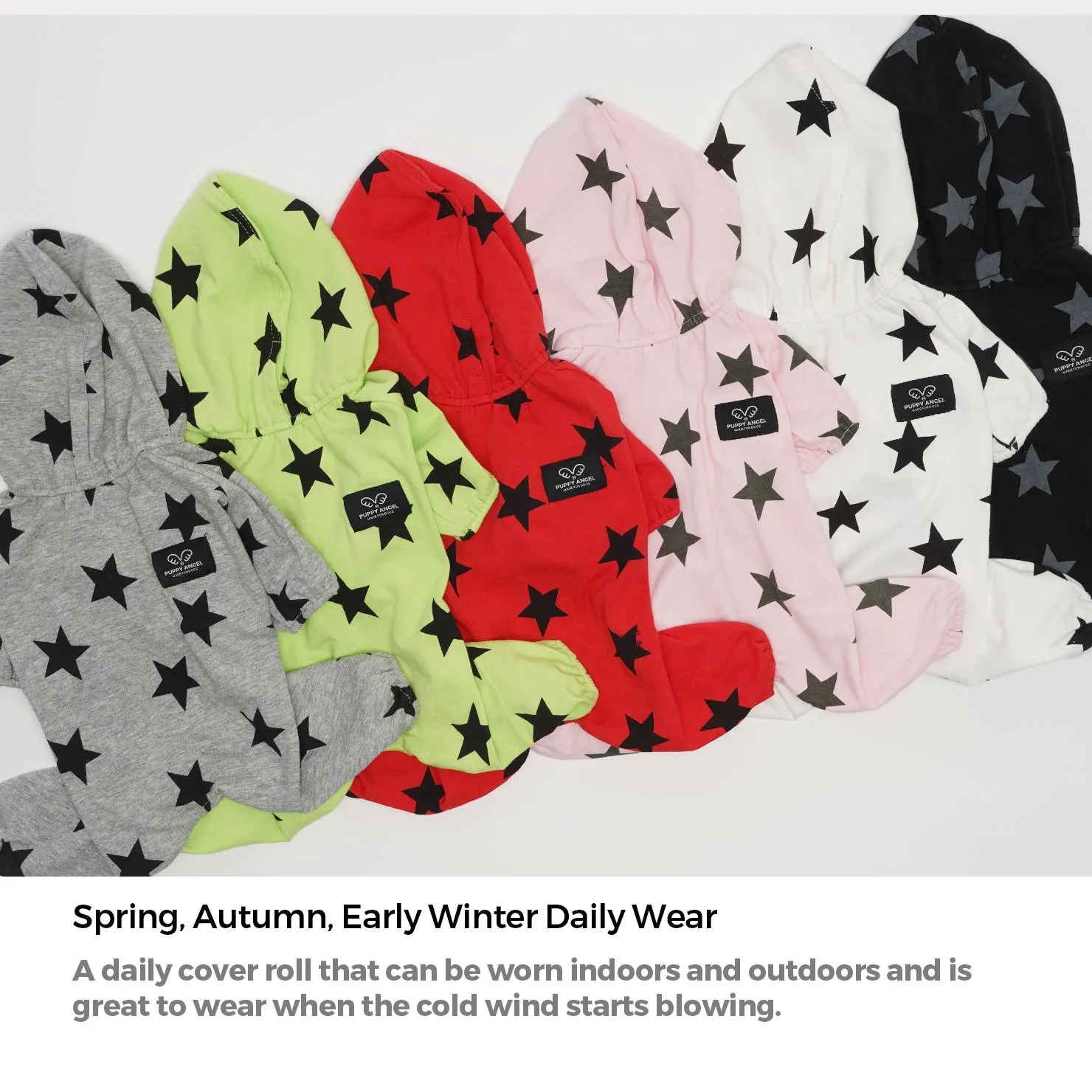 [PA-OR131] PUPPYANGEL Star Single Coverall (For Unisex) ( S ~ XL )