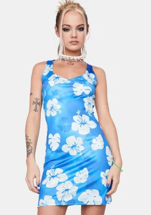 Paradise In Mind Print Dress