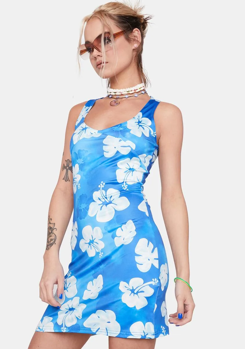 Paradise In Mind Print Dress