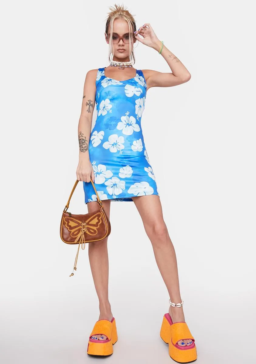 Paradise In Mind Print Dress
